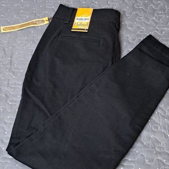 Hybrid & Company Navy cropped pants size 7 NWT - Picture 1 of 6